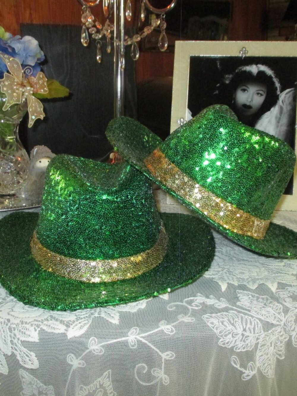 St Pat's Sequin Cowboy Hats